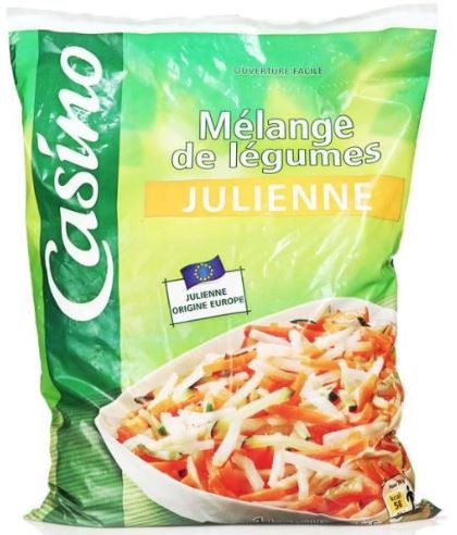 JULIENNE OF VEGETABLES 1KG CASINO