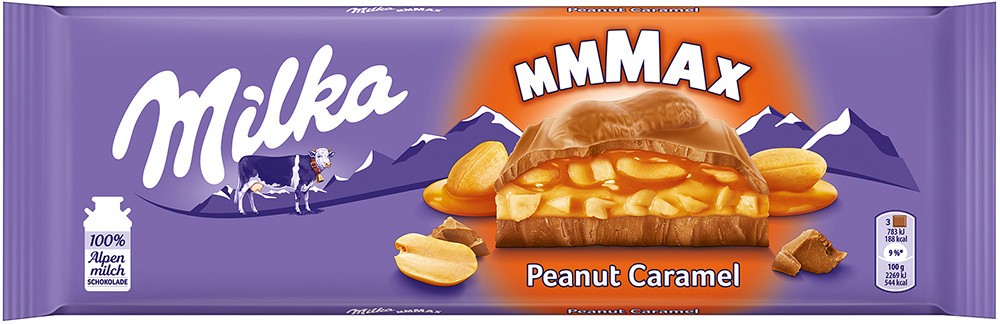 Chocolate bar Mmmax Peanut Caramel Milka 300g