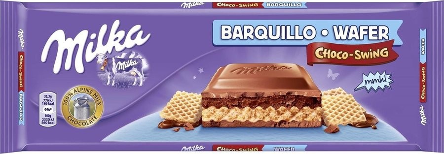 Tablete de Chocolate Choco & Wafer Mmmax  Milka 300g