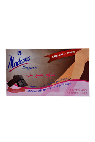 20 Cold Wax Strips Body and Face Madonna Chocolate Scent