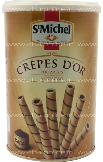 St Michel Crêpes d'Or Fourrées au Cacao SAINT MICHEL 270GR