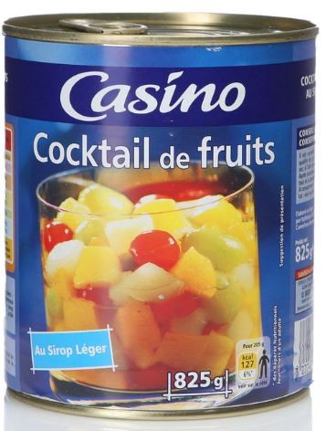 Cocktail de Fruits Casino 825g