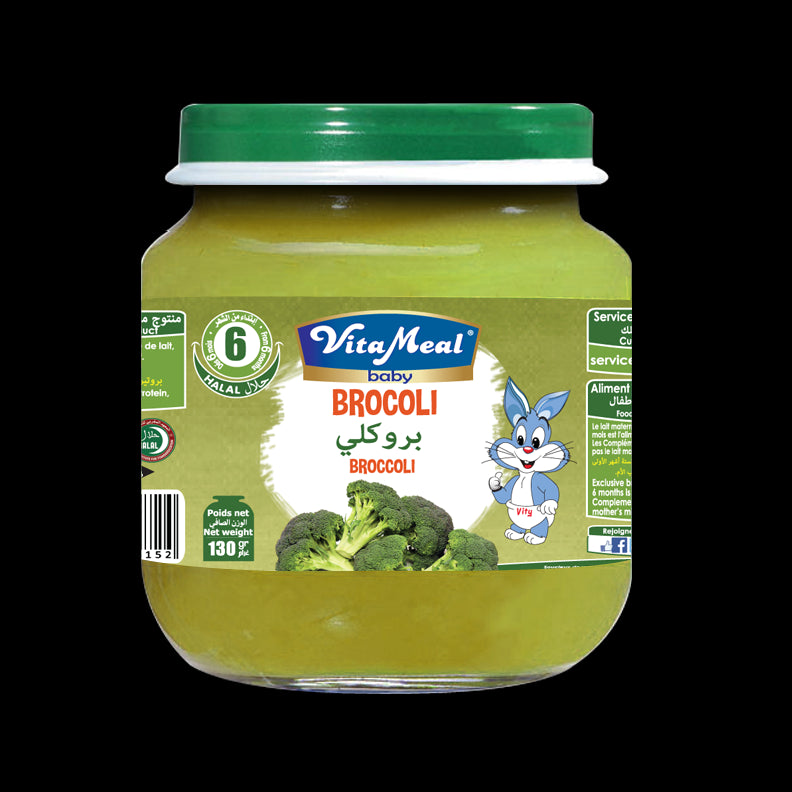 Petit Pot Dessert Brocoli Sans Gluten ni Lactose Vitameal Baby 130g