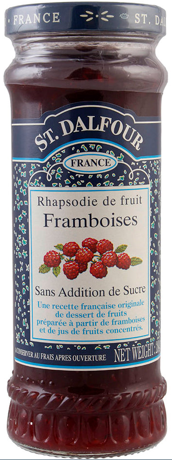 Confiture Framboises Sans Sucres Ajoutés St Dalfour 284g