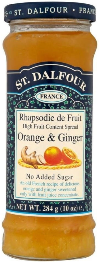 Confiture Orange et Gingembre Sans Sucres Ajoutés St Dalfour 284g