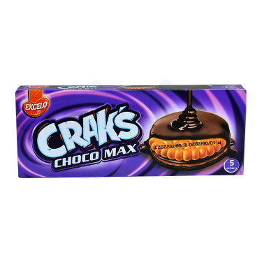 Biscuit Filled with Cocoa Choco Max 5 x 36g Crak's Excelo