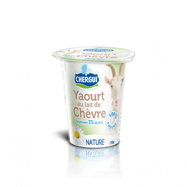 Plain Goat Yoghurt Without Sugar Chergui 4pots x110g