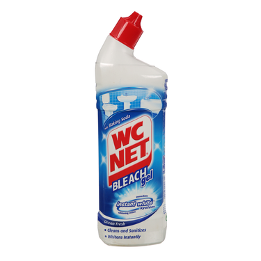 WC NET Toilet Cleaner Bleach Gel Ocean Fresh Scent 750 ml