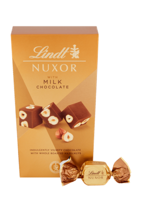 Lindt Nuxor Roasted Hazelnut &amp; Milk Chocolate Candies 165g