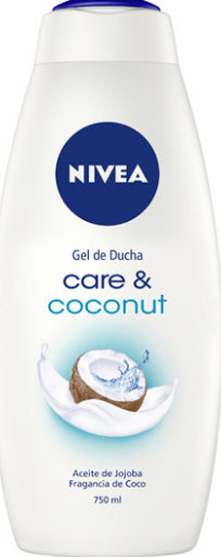 Nivea Cream Care &amp; Coconut Shower Gel 750ml
