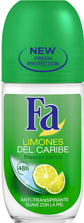 Deodorant Roll-On Caribbean Lemon Fresh FA 50ml