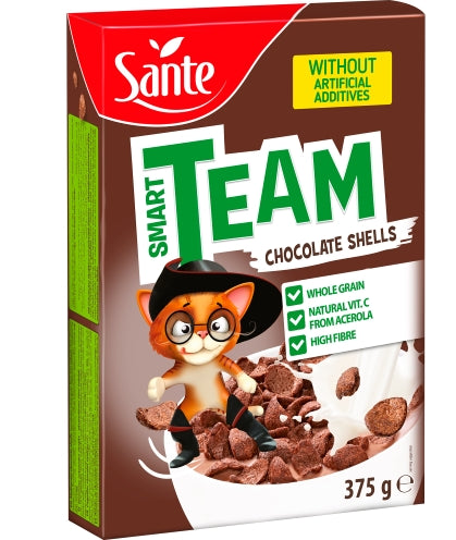 SMART TEAM CHOCOLATE COQUILLES SANTE 375 G