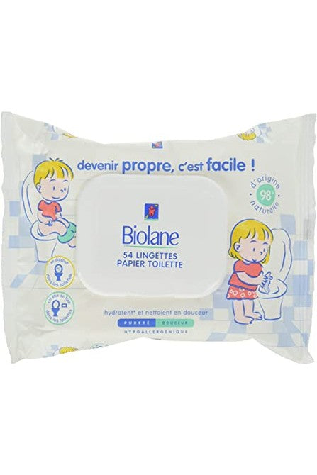 BIOLANE toilet paper wipes x54