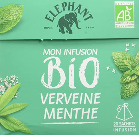 Infusión de hierbabuena ecológica Elefante (20 sobres)