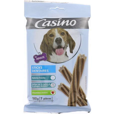 Stick Dentaire pour Chien Adulte Casino  180 g