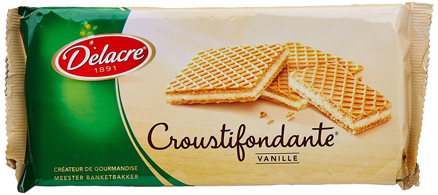 Delacre Vanilla Crunchy Wafers 150g