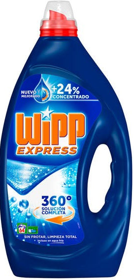 Détergent Liquide Express Blue Wipp 642lavages 3,100L