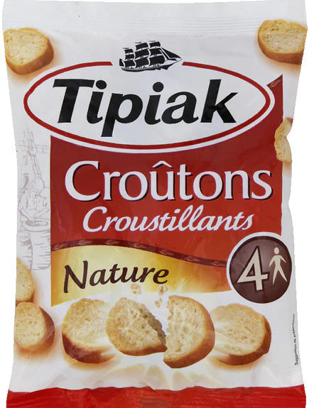 CROUTONS CROUSTILLANTS NATURE TIPIAK 90 G