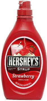 HERSHEY'S STRAWBERRY SYRUP Sans Gluten 623g