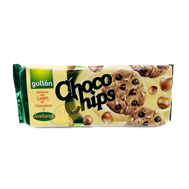 Biscuits with Choco Chips and Gullon Hazelnuts 125g