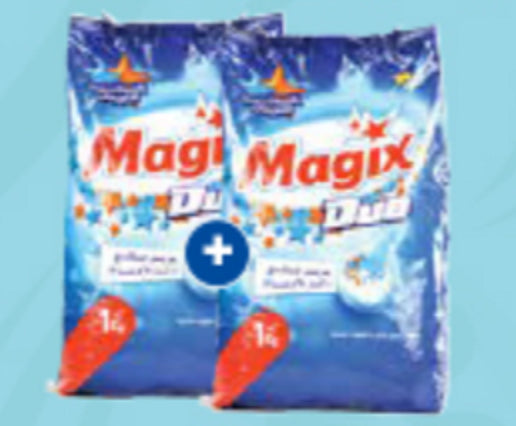 Lot de 2 Magix Lessive main 1Kg