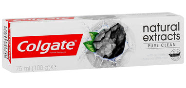 Extraits Naturels De Pâte Dentifrice Au Charbon Actif  et Menthe Colgate 75 ml