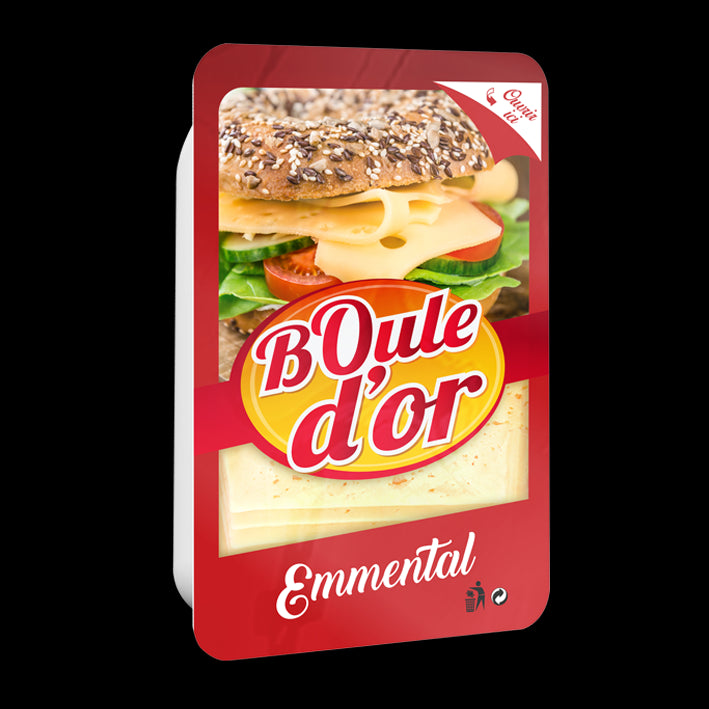Emmental sliced ​​Boule d'Or 100g