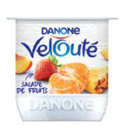 Danone Peach and Tangerine Velvety Yogurt 110g