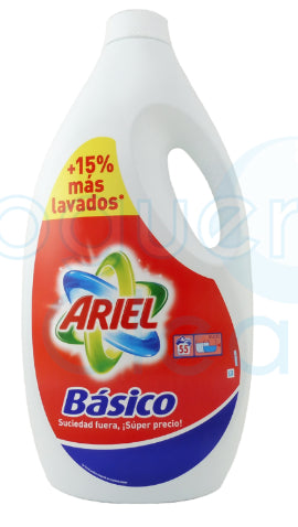 Ariel Basic 55 Dosage Liquid Detergent 3.025ml
