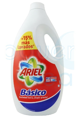 Détergent liquide  55 Dosage Ariel Basic 3,025 ml