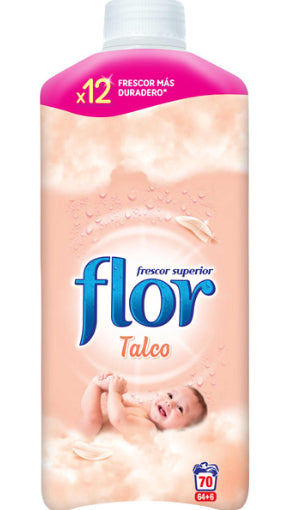 FLOR Concentrated Talc Fabric Softener (70 Washes) 1.540 L