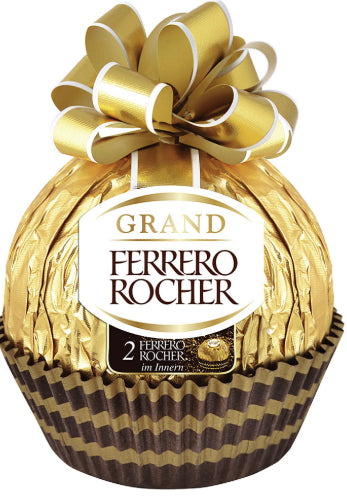 FERRERO ROCHER Grand rocher gaufrettes chocolat lait et noisettes