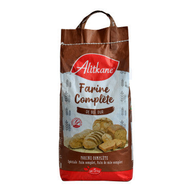 Farine Complète De Blé Dur Al Itkane 5kg