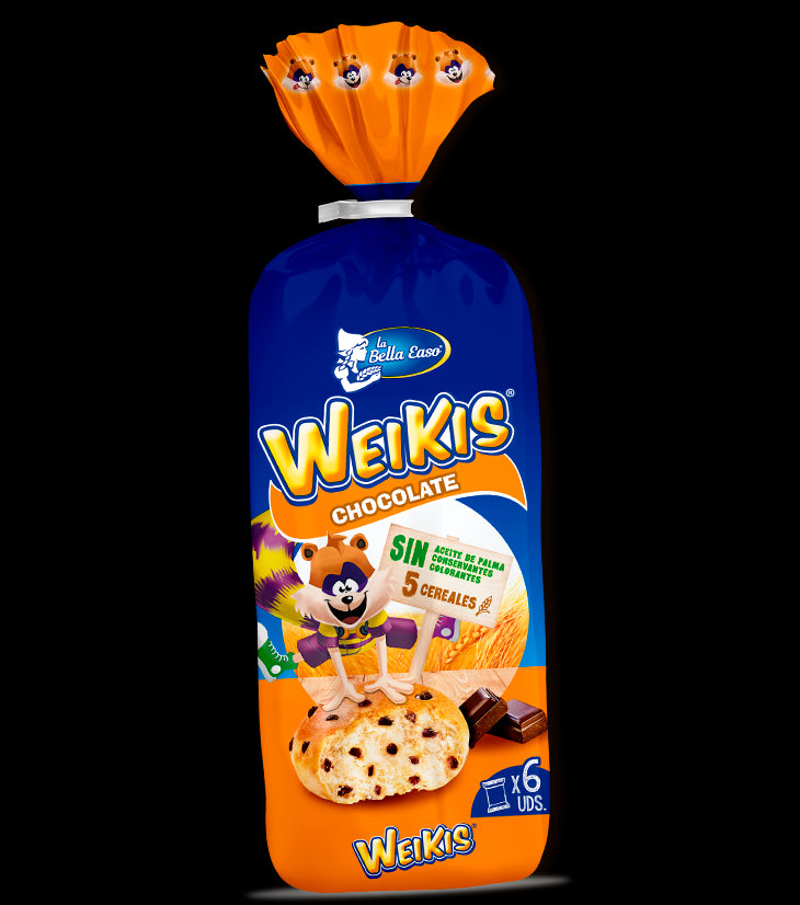 Weikis Chocolat 5 Céréales Sans Huile de Palme Bimbo 240 g