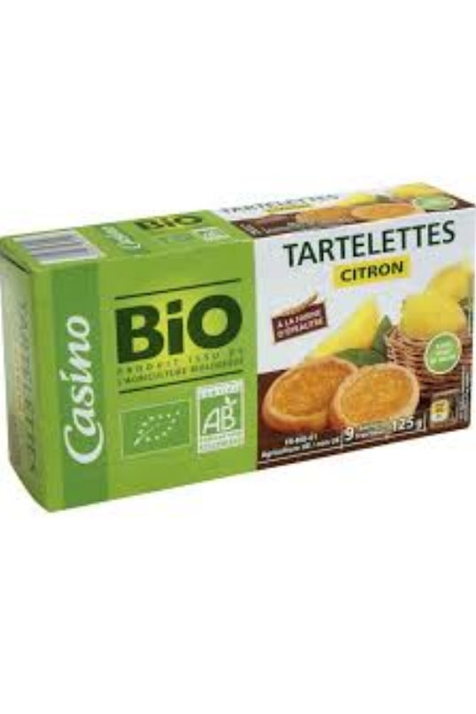 Organic Casino Lemon Tartlets 125g