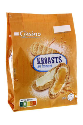 Toasted Rolls Kroast Wheat Casino 225g