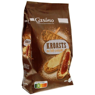 Casino Whole Wheat Kroast Toasted Rolls 225g