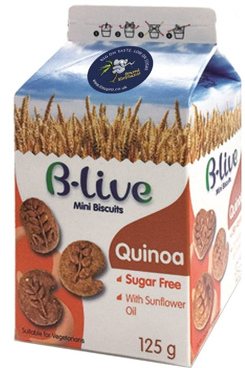 بي لايف كينوا بسكويت صغير 125 جرام