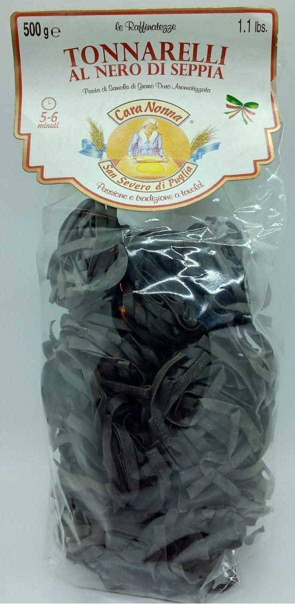 Tagliatelle With Dry Ink Cara Nonna 500 G