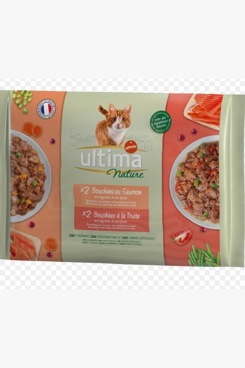 Ultima Salmon Bites and Trout Bites 4 x 85 g