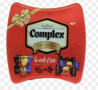 Complex Chocolate Candies In Tin Red Cagla 447g