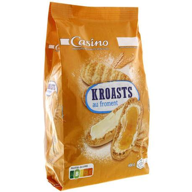 Kroast Wheat Casino Toasted Rolls 400 g