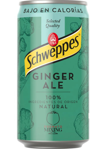 Ginger Ale 100 % Naturelle Schweppes 25 CL