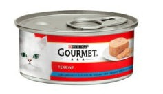 Terrine Rouge Gourmande Au Flétan et Merlu Purina Gourmet 195 G