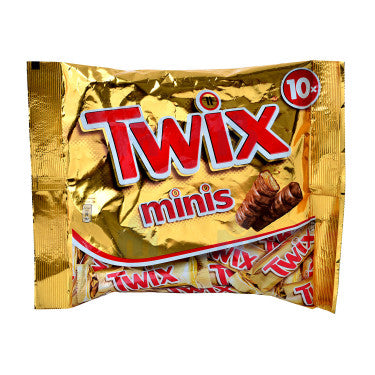 Chocolat Twix Minis 275g (10 Pièces)