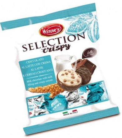Witor's Milk Chocolate Crispy Selection Praliné 125 Gr