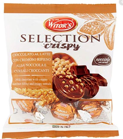 Praliné Sélection Crispy  Chocolat Noisette Witor's 125 Gr