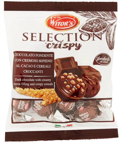 تشكيلة الشوكولاتة الداكنة المقرمشة من ويتور - شوكولاتة برالين 125 جرام