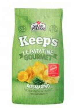 Chips Au Romarin Sans Gluten Keep's  Salati Preziosi 120G