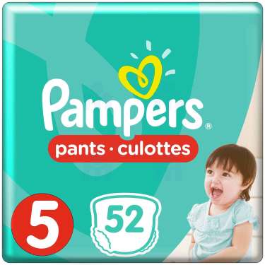 52 Couches Culottes Baby-Dry Pampers  T5 (11 - 16Kg)